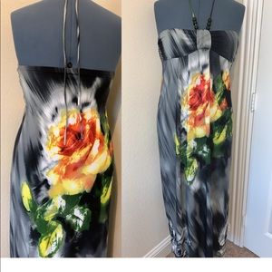 Black and grey dress